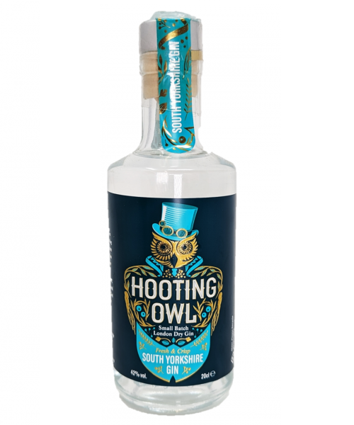 Hooting Owl South Yorkshire Gin 42% (20cl) (9.50 Case Price)